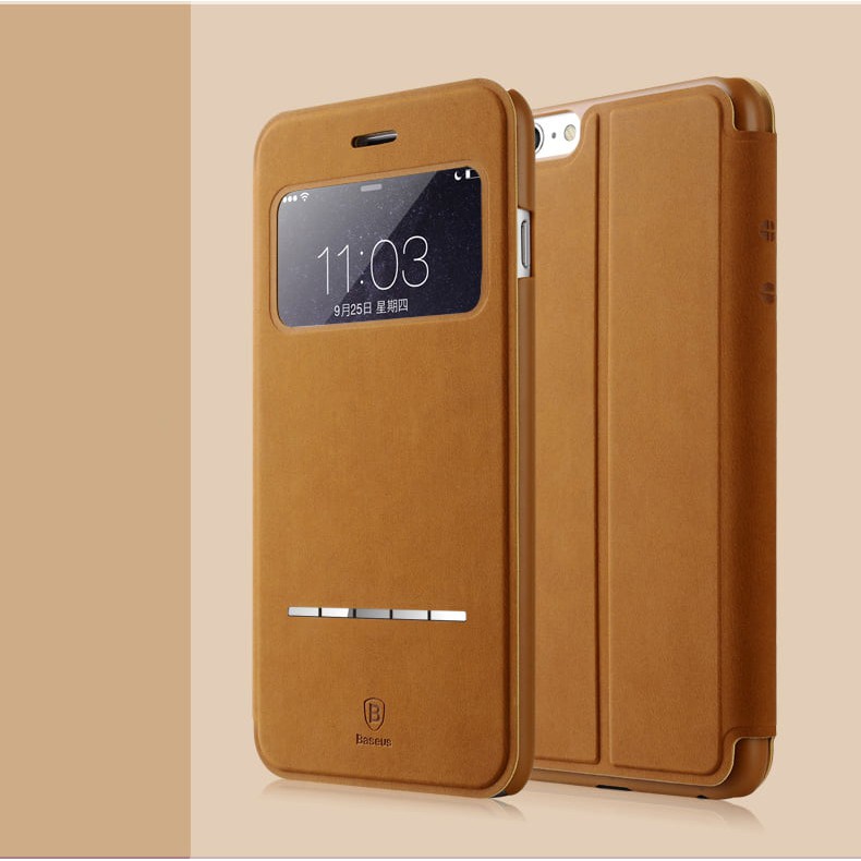 Bao da Baseus Terse Iphone 6/6S/6S plus da PU cao cấp, kiểu Flip | BigBuy360 - bigbuy360.vn