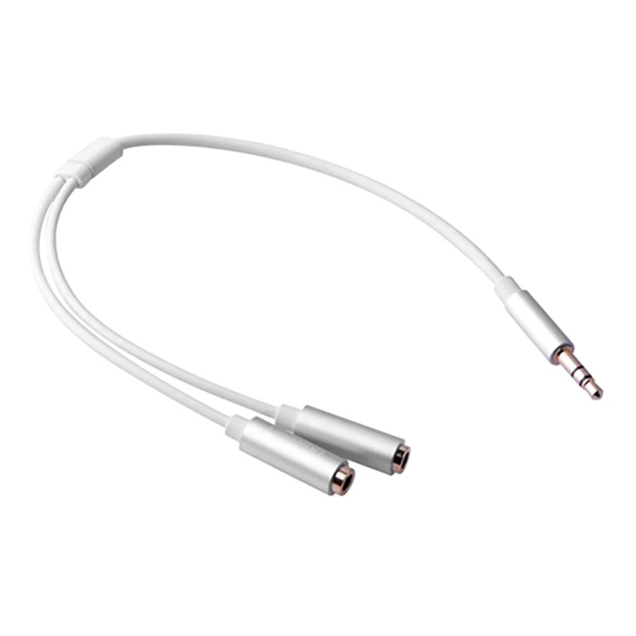 Cáp chia âm thanh Ugreen 10780 ra 2 cổng dài 20cm chuẩn Audio 3.5mm chính hãng - HapuStore