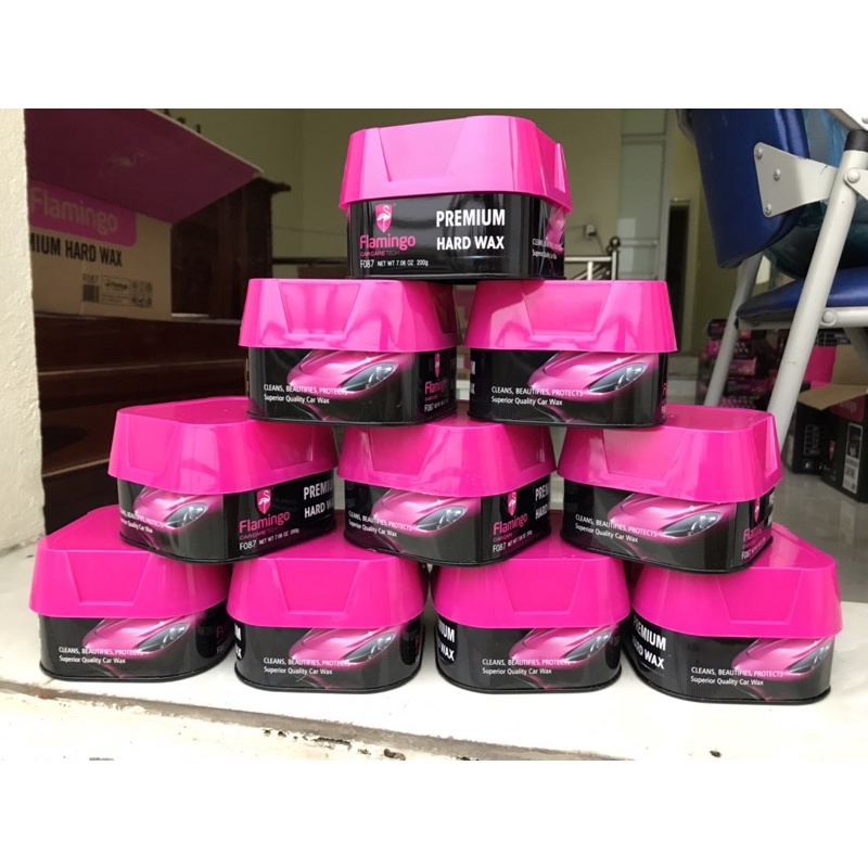 Wax Premium Nano Sáp Cứng Cao Cấp Phủ Bóng Bảo Vệ Sơn Xe Flamingo F087 200g
