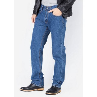 Quần dài jean nam Cotton ống suông