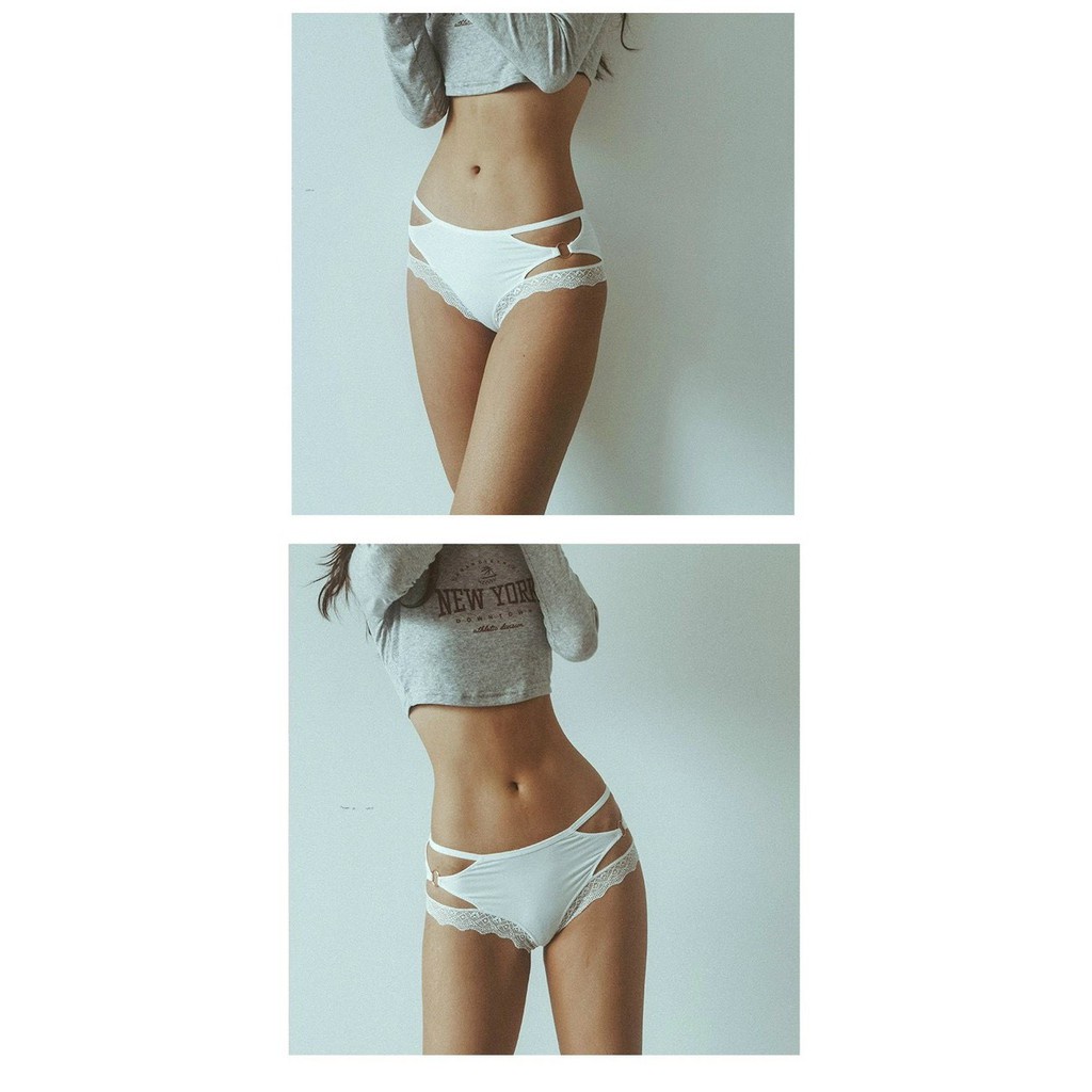 Quần lót ren sexy thiết kế 3 dây viền ren mềm mại mẫu 838