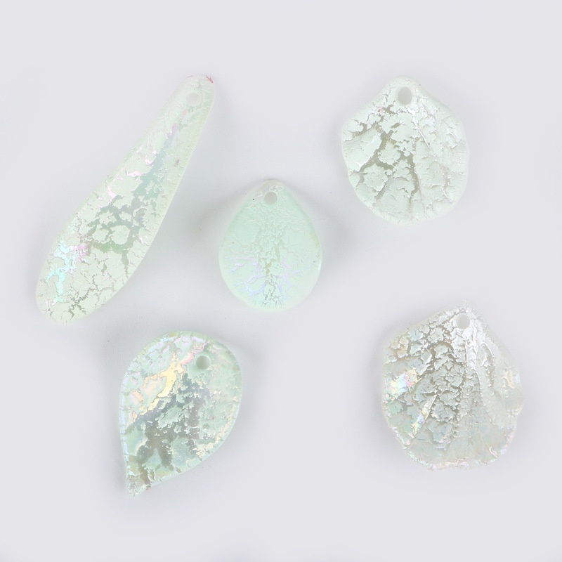 (1 cái)cánh hoa nhựa nứt nhiều size, Nguyên liệu làm trang sức cổ trang, Nguyên liệu diy