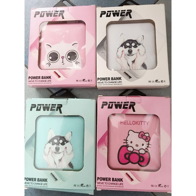 Sạc dự phòng mini hình cute dung lượng 6000MAH