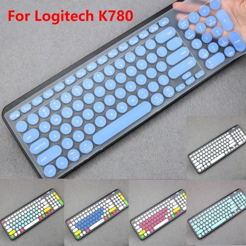 Miếng Dán Bảo Vệ Bàn Phím Bằng Silicon Siêu Mỏng Cho Logitech K780