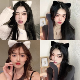 Băng đô tai mèo/cáo bằng lông nhung dễ thương dành cho học sinh nữ