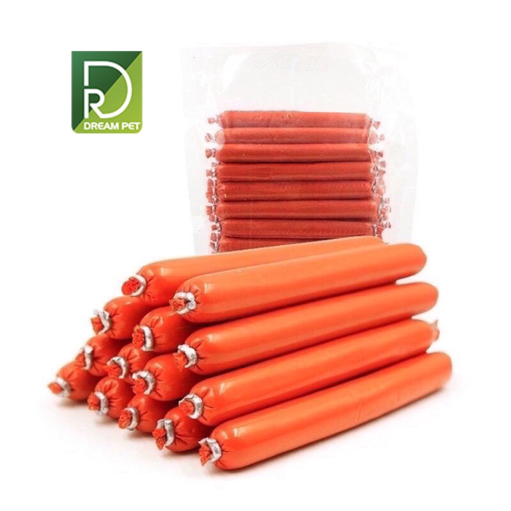 Xúc xích cho chó mèo hamster 15g , nhiều vị lựa chọn - Dreampet