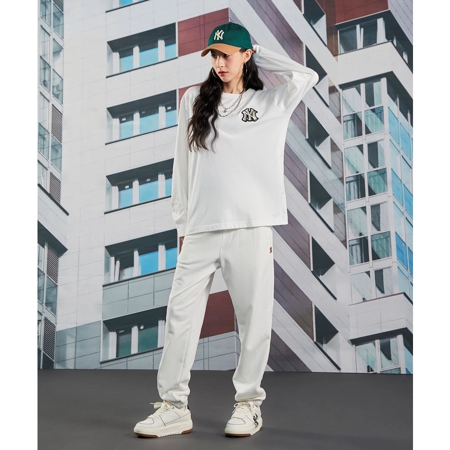 Giày MLB Chunky Liner Chính Hãng 🔴SIMPLE SNEAKER🔴 MLB Chunky Liner Low New York Yankees Ivory