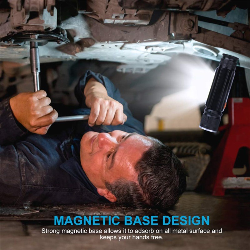 Đèn Pin LED USB T6 Có Nam Châm Chuyên Dụng Cho Cắm Trại