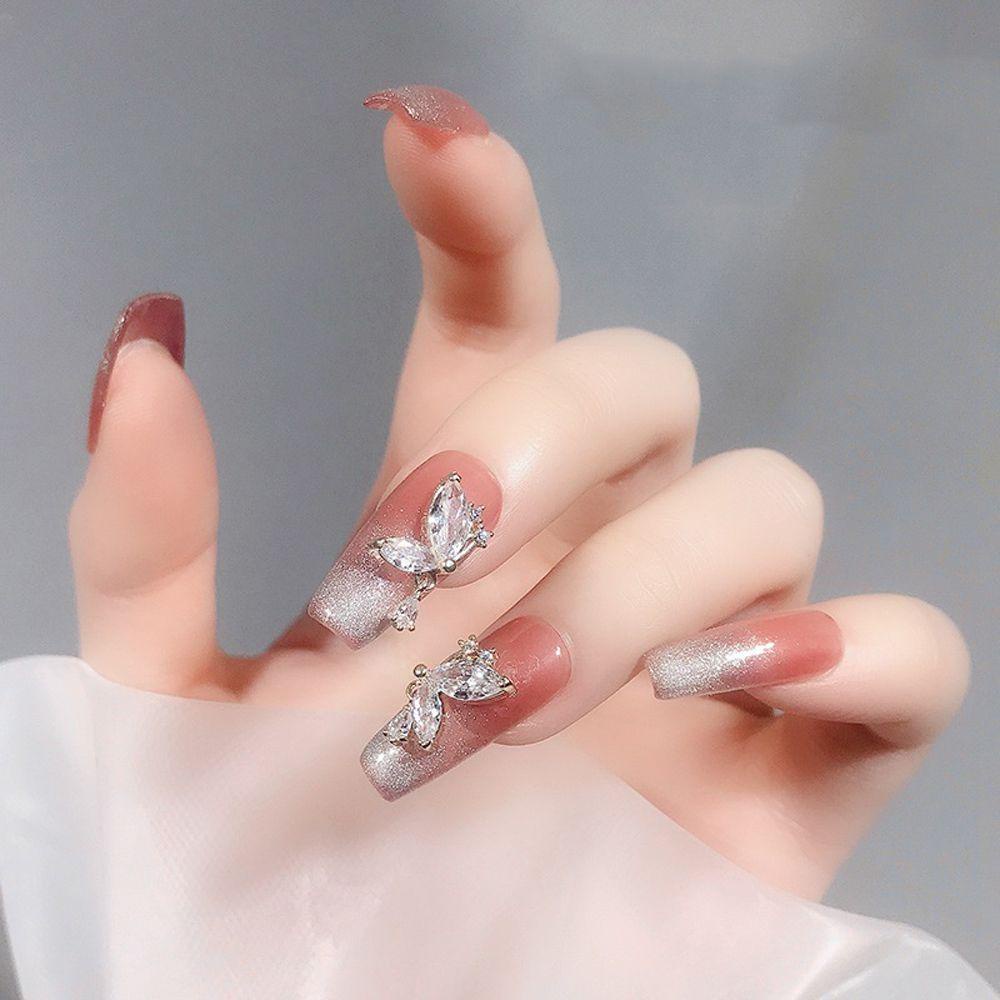 Phụ Kiện Trang Trí Móng Tay 3D Lấp Lánh Sang Trọng|Phụ Kiện Trang Trí Móng Tay Đính Đá Zircon Xinh Xắn