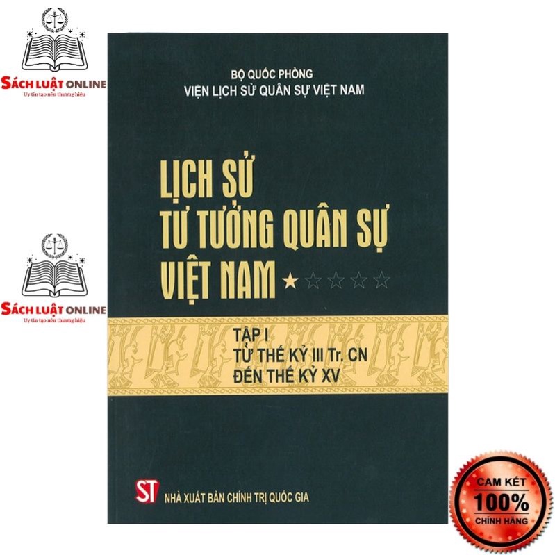 Sách - Combo Bộ 5 cuốn Lịch sử tư tưởng quân sự Việt Nam