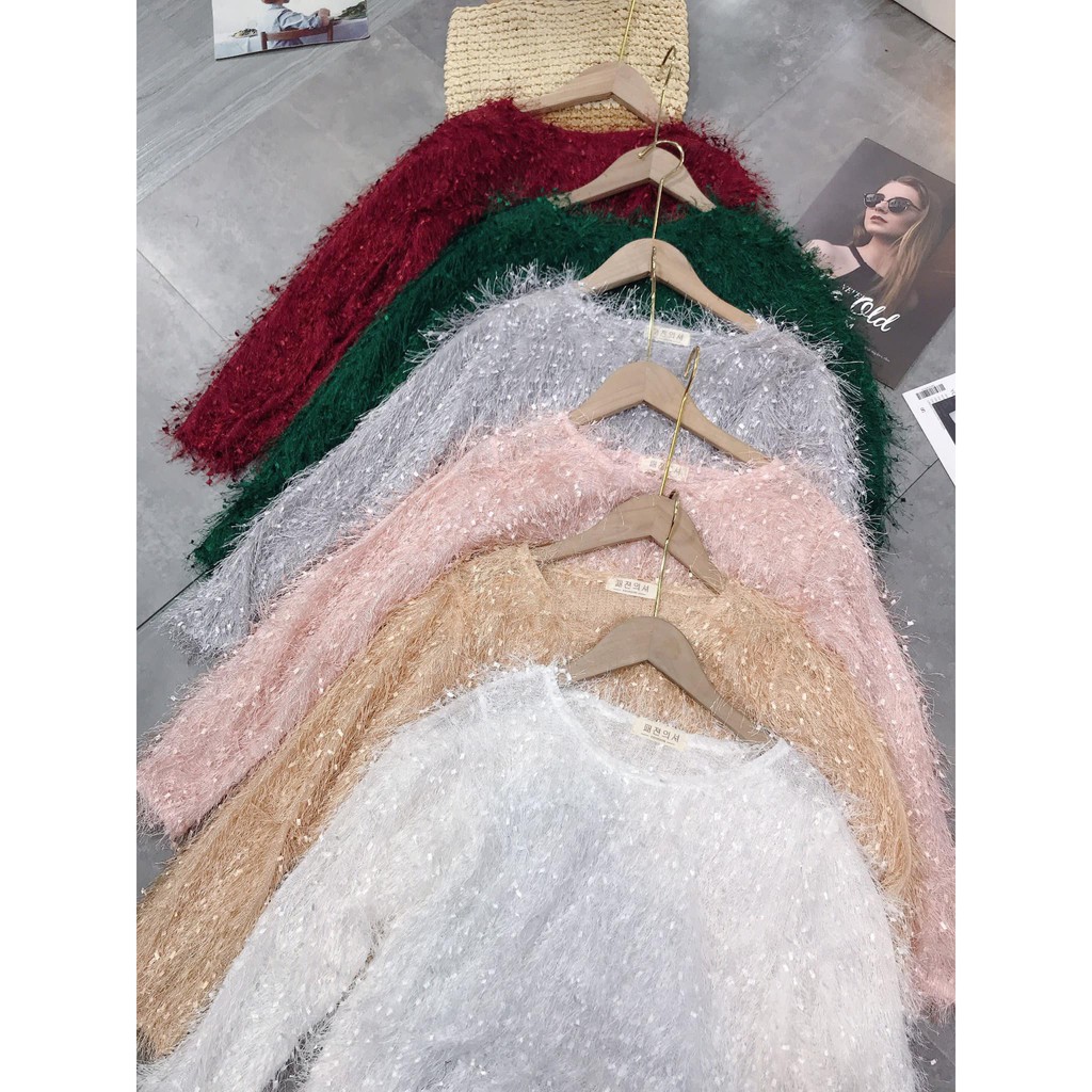 Áo len tua rua 6 màu 807 mới(kèm ảnh thật,video) | BigBuy360 - bigbuy360.vn