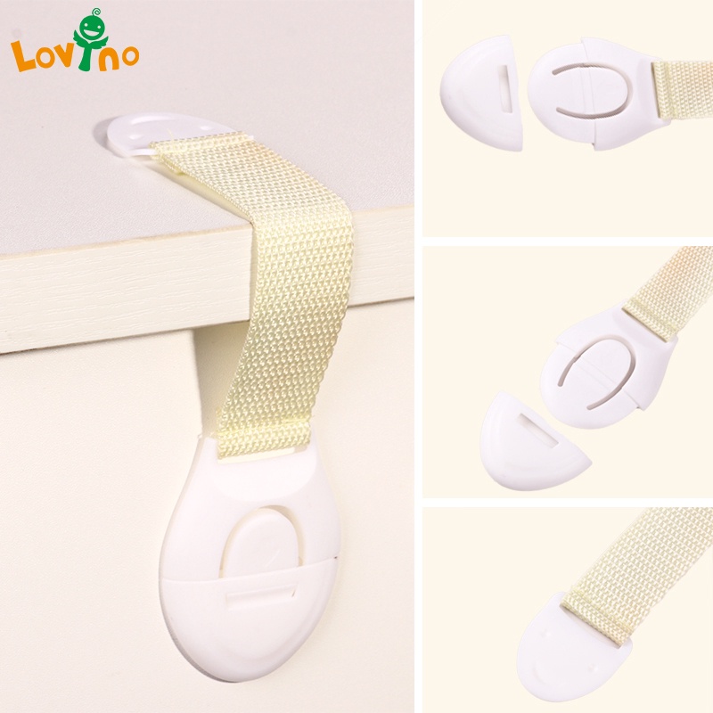 1 Khóa Cửa Tủ Lạnh / Ngăn Kéo Bảo Vệ An Toàn Cho Bé