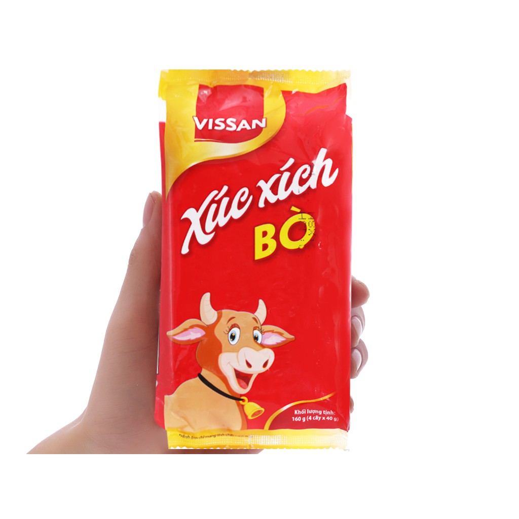 Xúc xích Vissan 160g ( 4 cây)