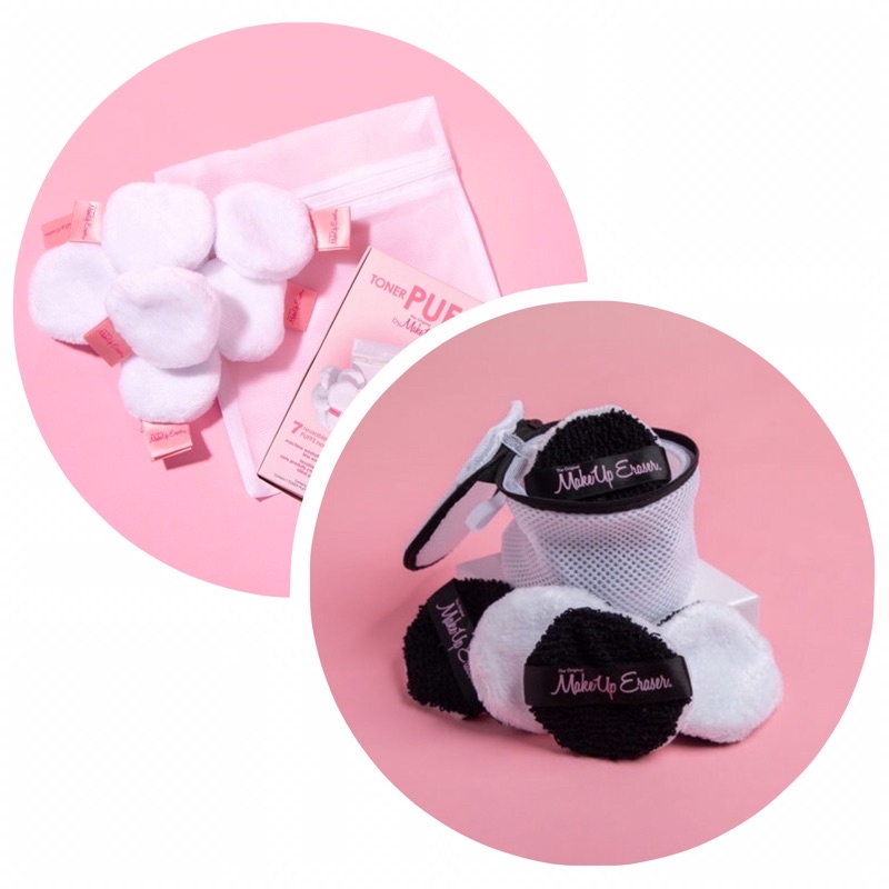 Bộ bông thấm Toner Puff 7 miếng và 5 miếng 2-in-1 Makeup Eraser