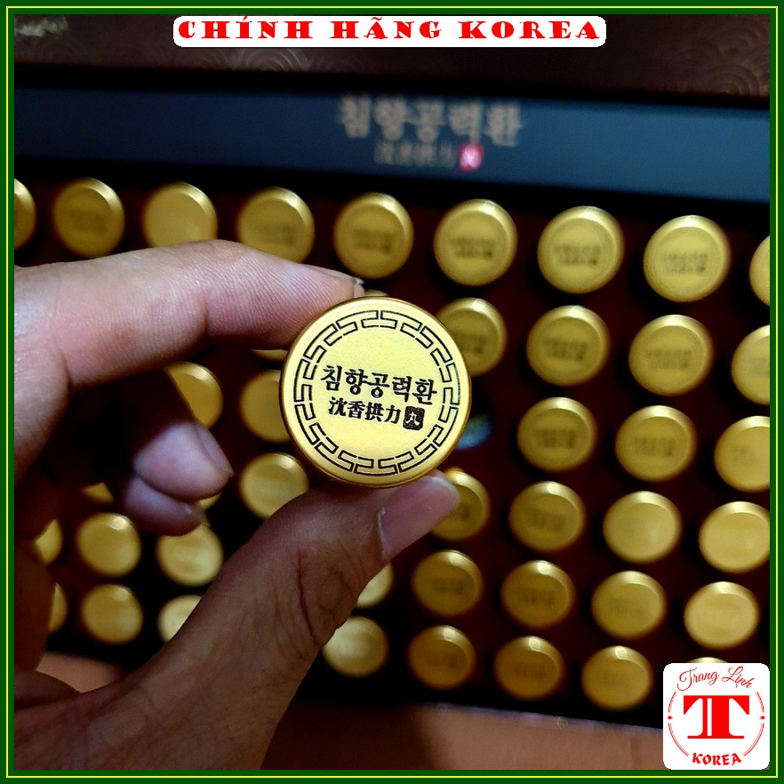 An cung trầm hương hàn quốc, hộp 60 viên - Viên hoàn trầm hương thượng hạng Korea - tranglinh