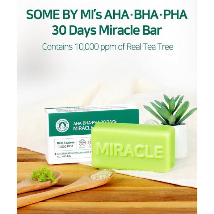 Xà phòng ngăn ngừa và loại bỏ mụn AHA.BHA.PHA 30 Days Miracle Cleansing Bar 106g