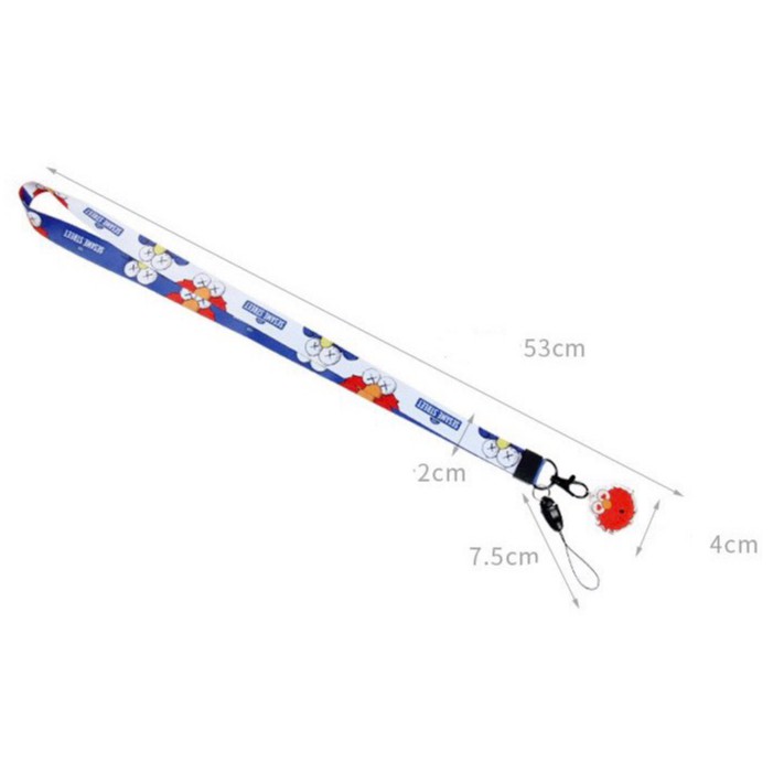 [Mẫu 01-->18] Dây đeo điện thoại (DÀI), đeo thẻ, móc chìa khóa xe máy - (Dây: Dài 45 cm - Rộng 2 cm)