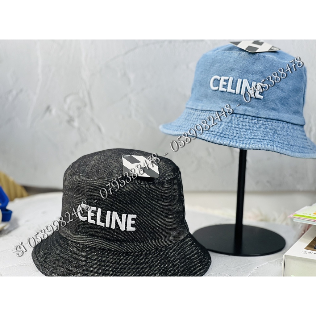 MŨ BUCKET TAI BÈO JEANS CELIN ĐỘI ĐC 2 MẶT CHO NAM VÀ NỮ