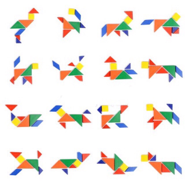 Bộ ghép trò chơi trí uẩn tangram