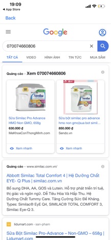Sữa Similac Pro-Advance HMO 964g