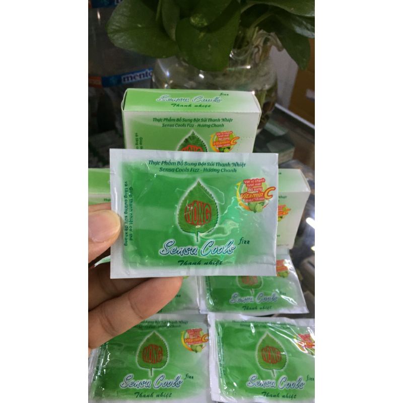 Bột sủi thanh nhiệt Sensa Cools giúp thanh nhiệt cơ thể