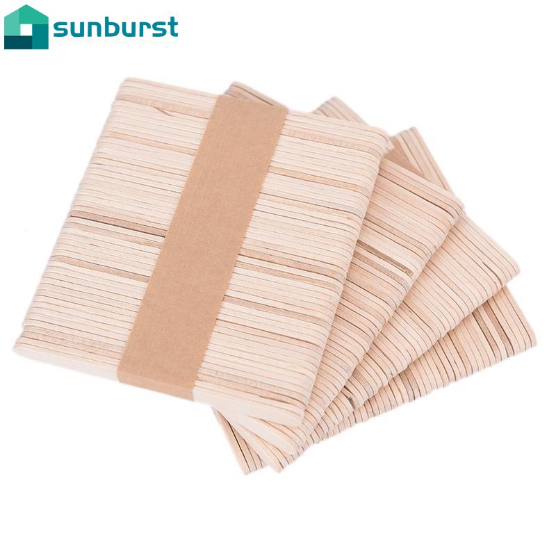 Bộ 50 que gỗ sử dụng một lần chuyên dụng làm kem que