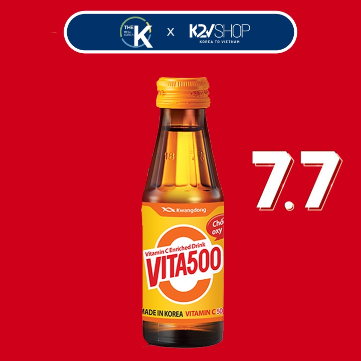 Nước Tăng Lực Vita 500 Kwangdong Bổ Sung Vitamin C 100ml