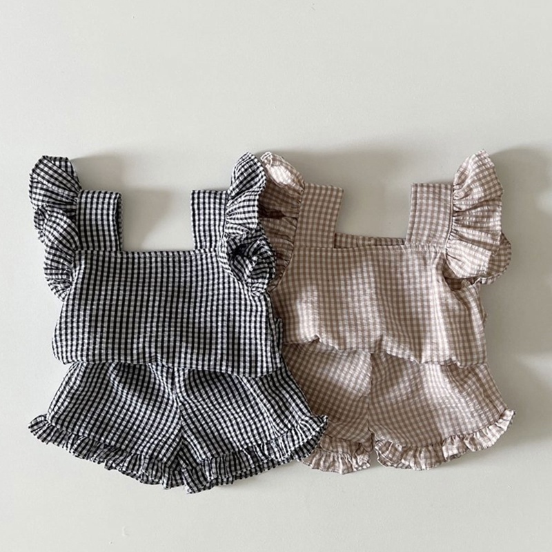 Bộ Áo Sát Nách + Quần Short 2 Trong 1 Thời Trang Xinh Xắn Cho Bé Sơ Sinh