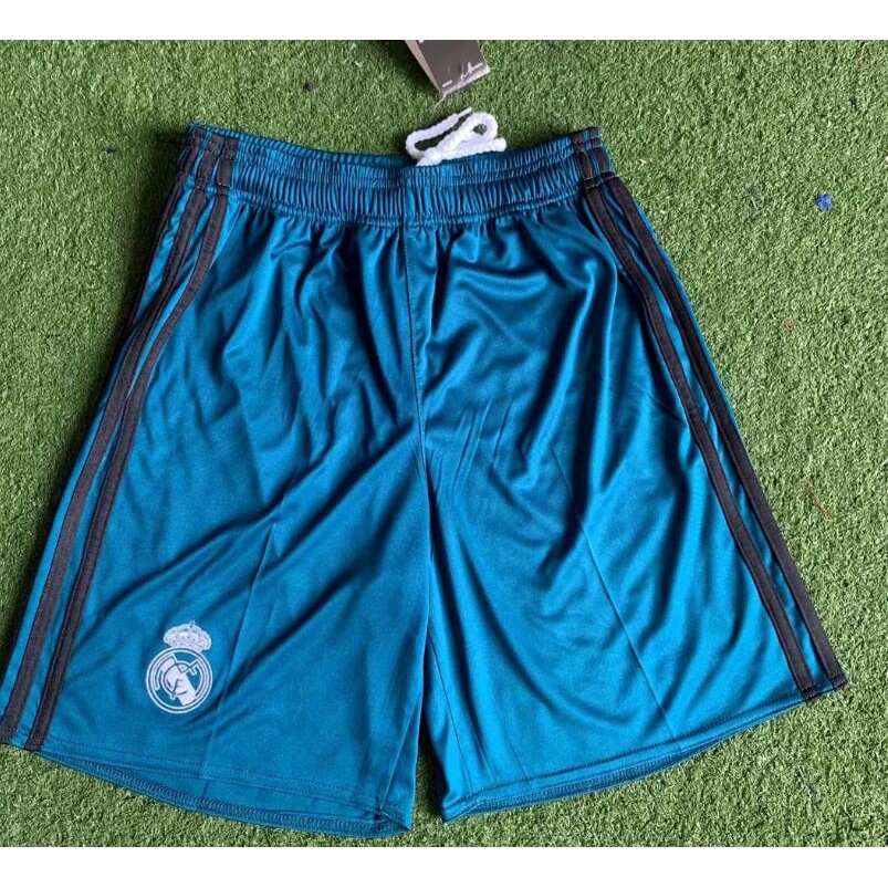 Quần Short Thể Thao Real Madrid Màu Trắng Đen Phong Cách Retro 2010 Size S-XXL