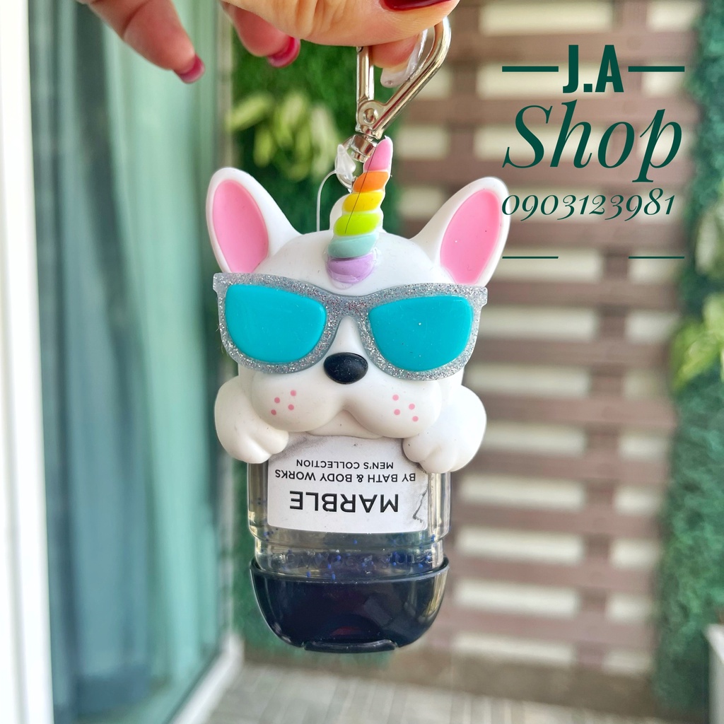 Móc treo gel rửa tay khô hình thú Bath and Body Works chính hãng nhập từ Mỹ