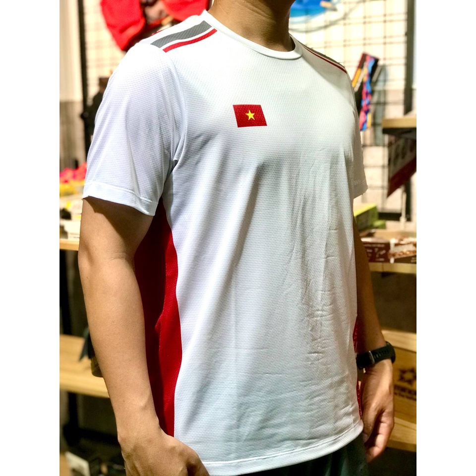 Áo Thun T Shirt Nam Nữ Chạy Bộ Nhanh Khô Thấm Hút Mồ Hôi Tốt Chất Vải Cao Cấp Chuyên Thoáng Mát