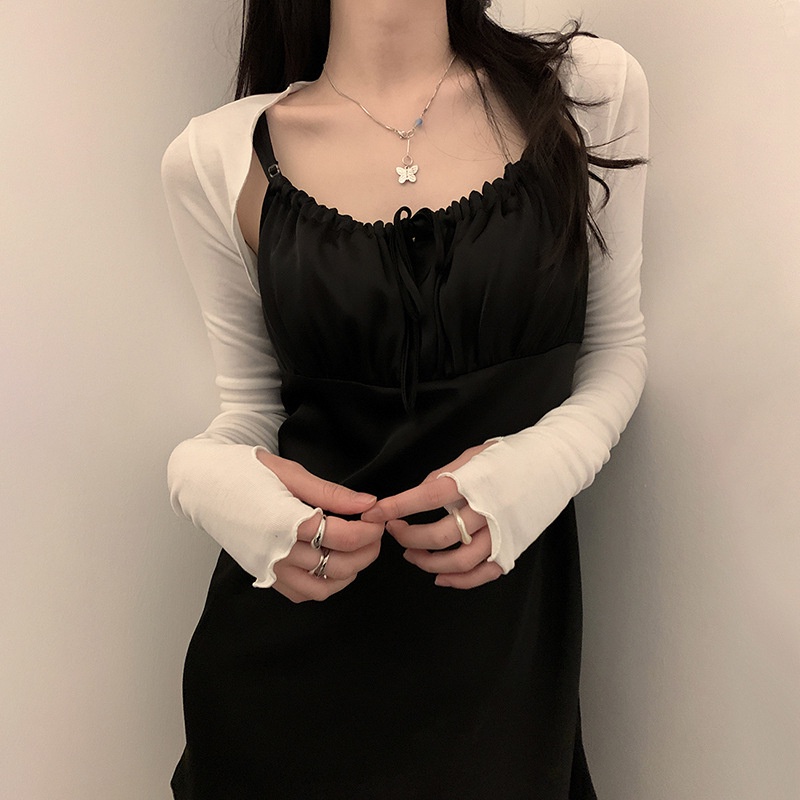 Áo Khoác Chống Nắng Tay Dài Màu Trơn Và Nhuộm Màu Cho Nữ