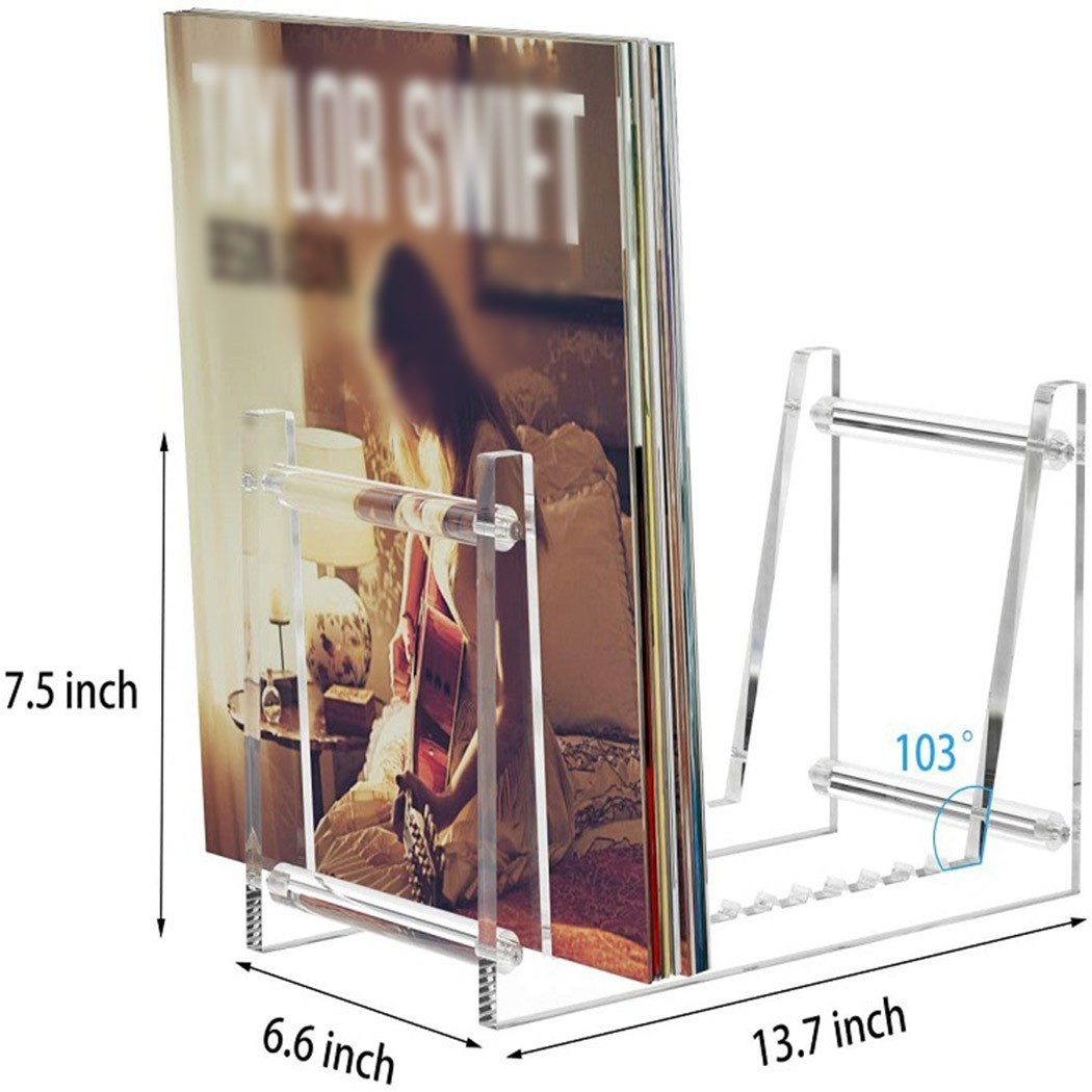 Giá Đỡ Điện Thoại / Máy Tính Bảng / Đĩa Dvd Bằng Acrylic Trong Suốt Tiện Dụng