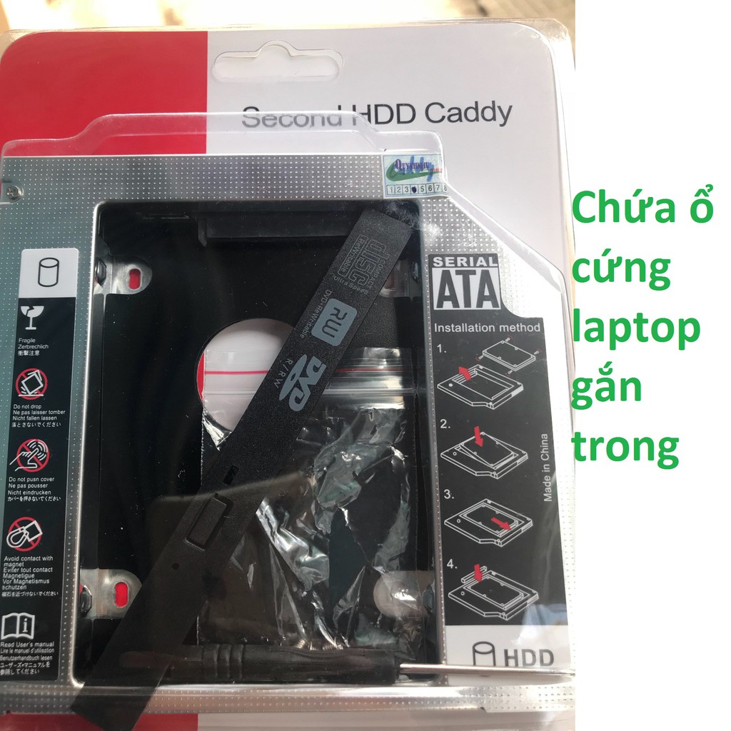 Caddy bay 12.5mm - Khay Ổ Cứng Laptop thứ hai