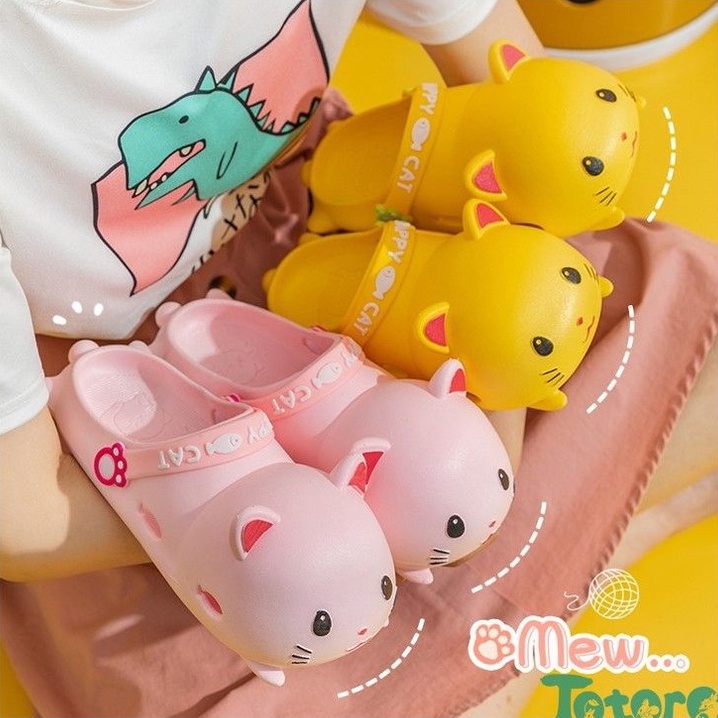 Dép sục Mèo Con Happy Cat
