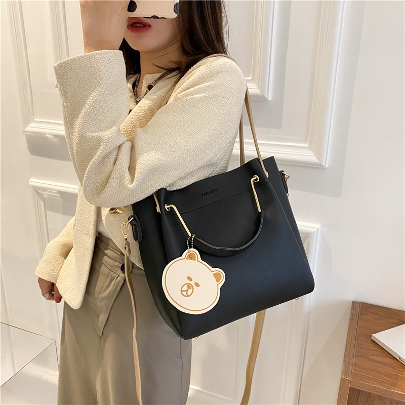 Túi tote Đeo Chéo Màu Trơn Cỡ Lớn Thời Trang Mới 2022 Gylb1355