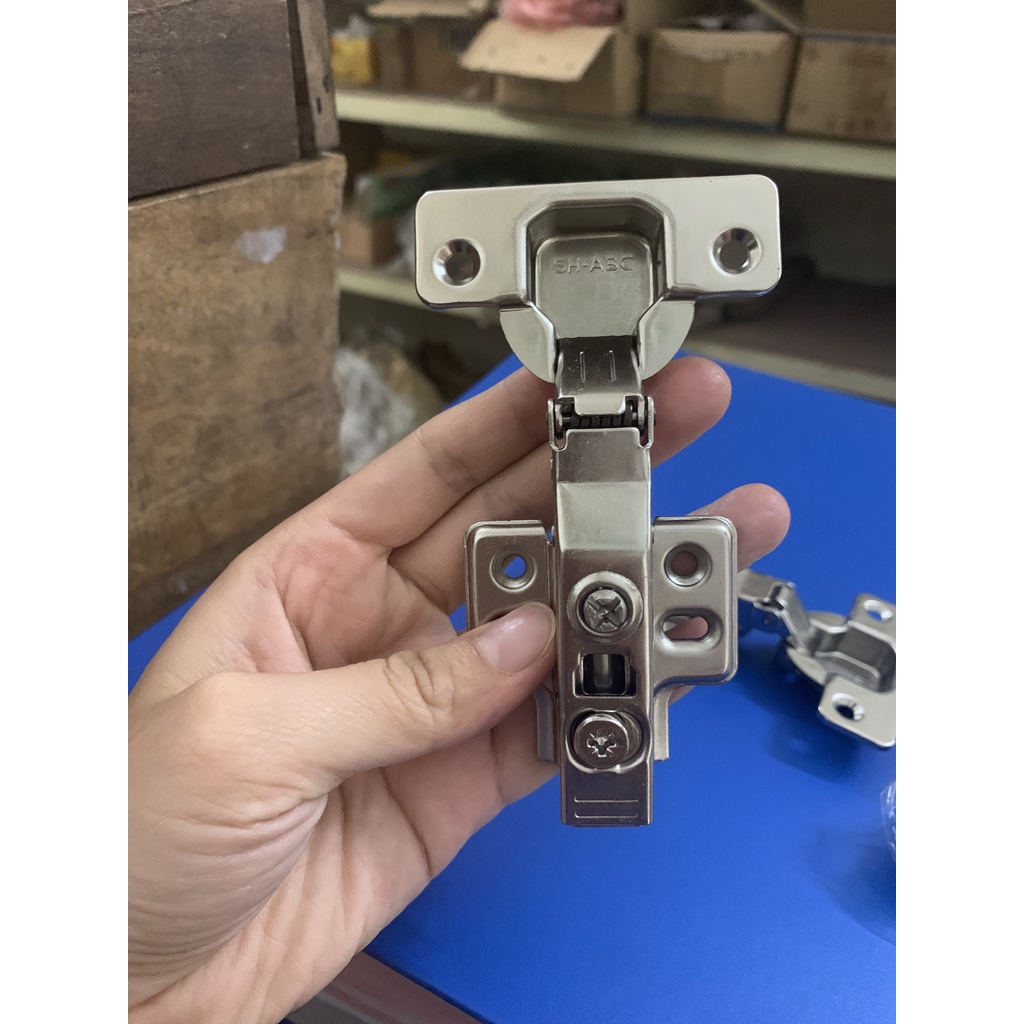Combo 2 chiếc bản lề inox SH-ABC giảm chấn thủy lực. Bản lề tủ , bàn cao cấp