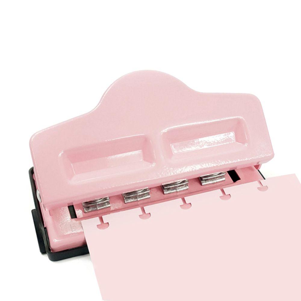 DYRUIDOJ Dụng Cụ Đục Lỗ 4 Lỗ Hình Chữ T Chuyên Dụng Cho Sổ Tay