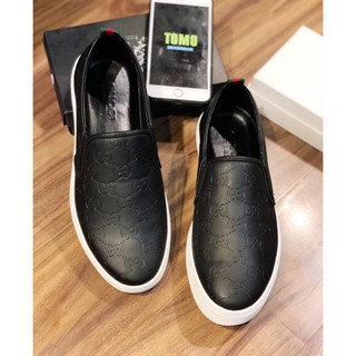 Giày nam slipon vân chìm [Ảnh thật]