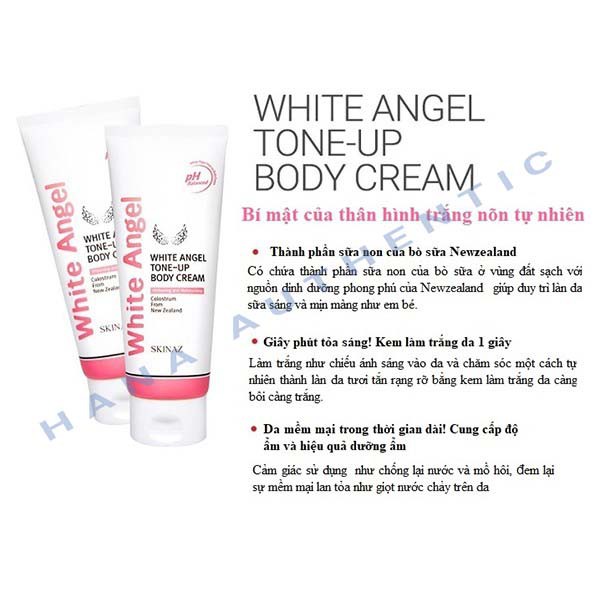 [FREESHIP] Kem dưỡng trắng da White Angel Hàn Quốc - SPF 50 +, PA +++.
