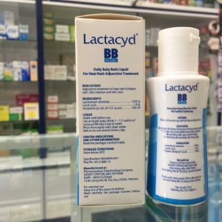 Lactacyd bb tắm rôm sảy bé 60ml
