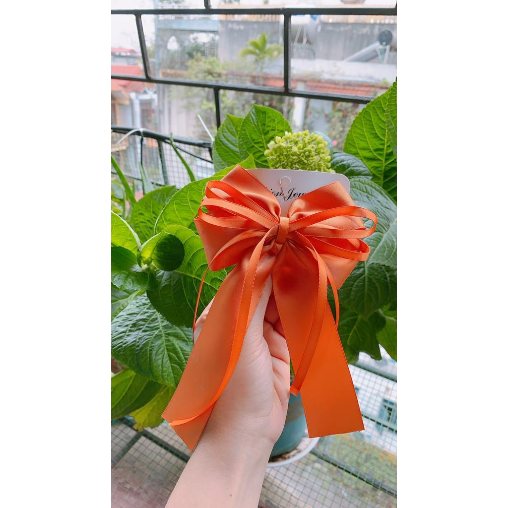 Kẹp Tóc Hình Nơ Dễ Thương Phong Cách Hàn Quốc