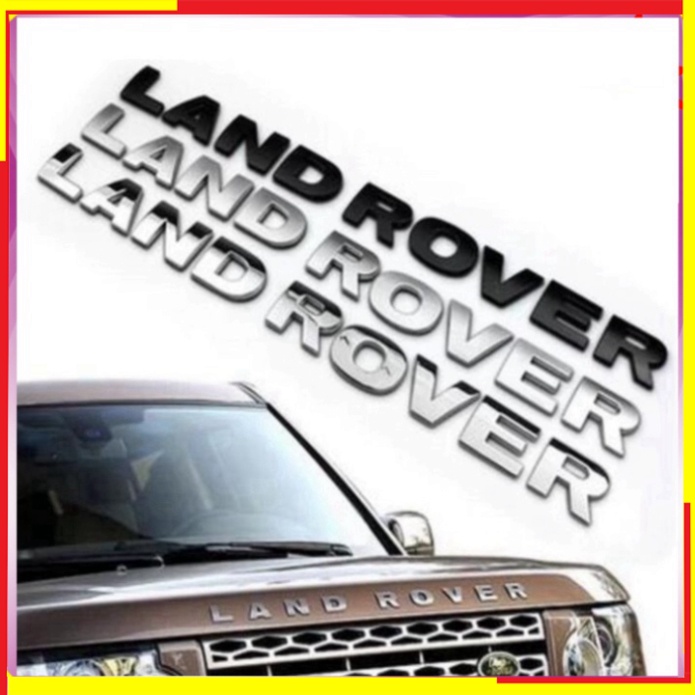 [GIÁ SỐC - HÀNG CHÍNH HÃNG] Sản Phẩm Decal tem chữ inox Land Rover dán trang trí xe ô tô (HÀNG LOẠI 1)