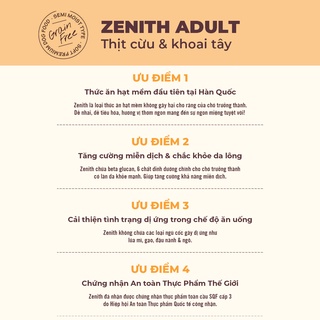 [3kg] Hạt mềm Zenith Puppy/ Adult cho chó mọi lứa tuổi