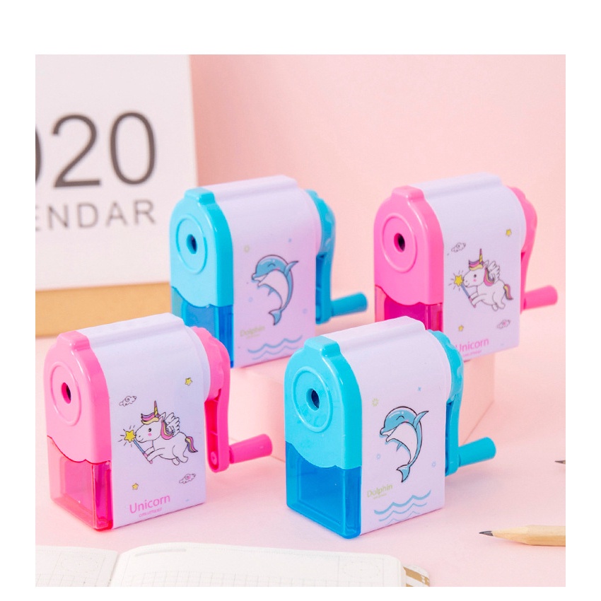 Đồ Chuốt Bút Chì Tự Động Họa Tiết Hoạt Hình Nhiều Màu Sắc Dành Cho Học Sinh