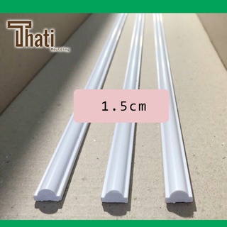 Phào chỉ tường, nẹp chỉ nhựa ps 1.5cm trắng