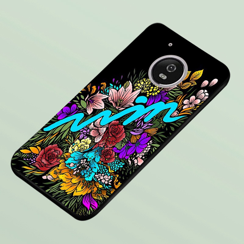 Ốp lưng hình hoa cho Motorola Moto C E4 G5 G5S X4 Plus