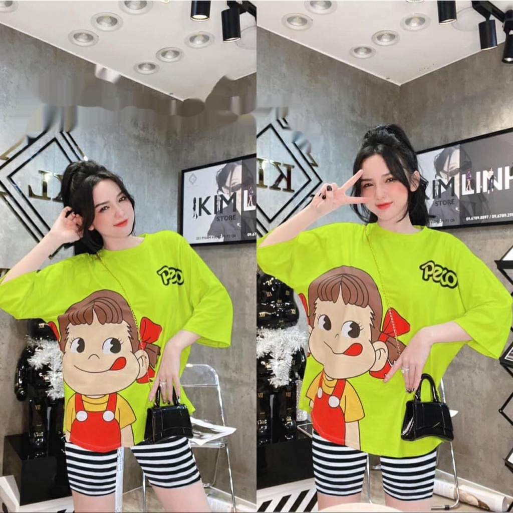 Bộ đồ mặc nhà nữ set bộ ngố dễ thương form rộng bigsize