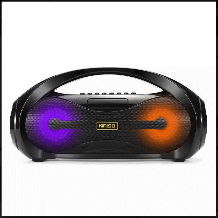 Loa Bluetooth Karaoke KIMISO S2 Xách Tay - Loa Bluetooth Mini Di Động Âm Bass Cực Hay Đèn Led Sống Động