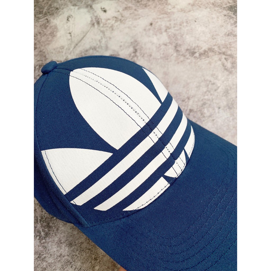 ⚡️ [ Ảnh Thật ] Mũ / Nón thể thao Adidas RELAXED BIG TREFOIL HAT - Navy | CM3917 / HÀNG XUẤT DƯ XỊN | SẴN HÀNG